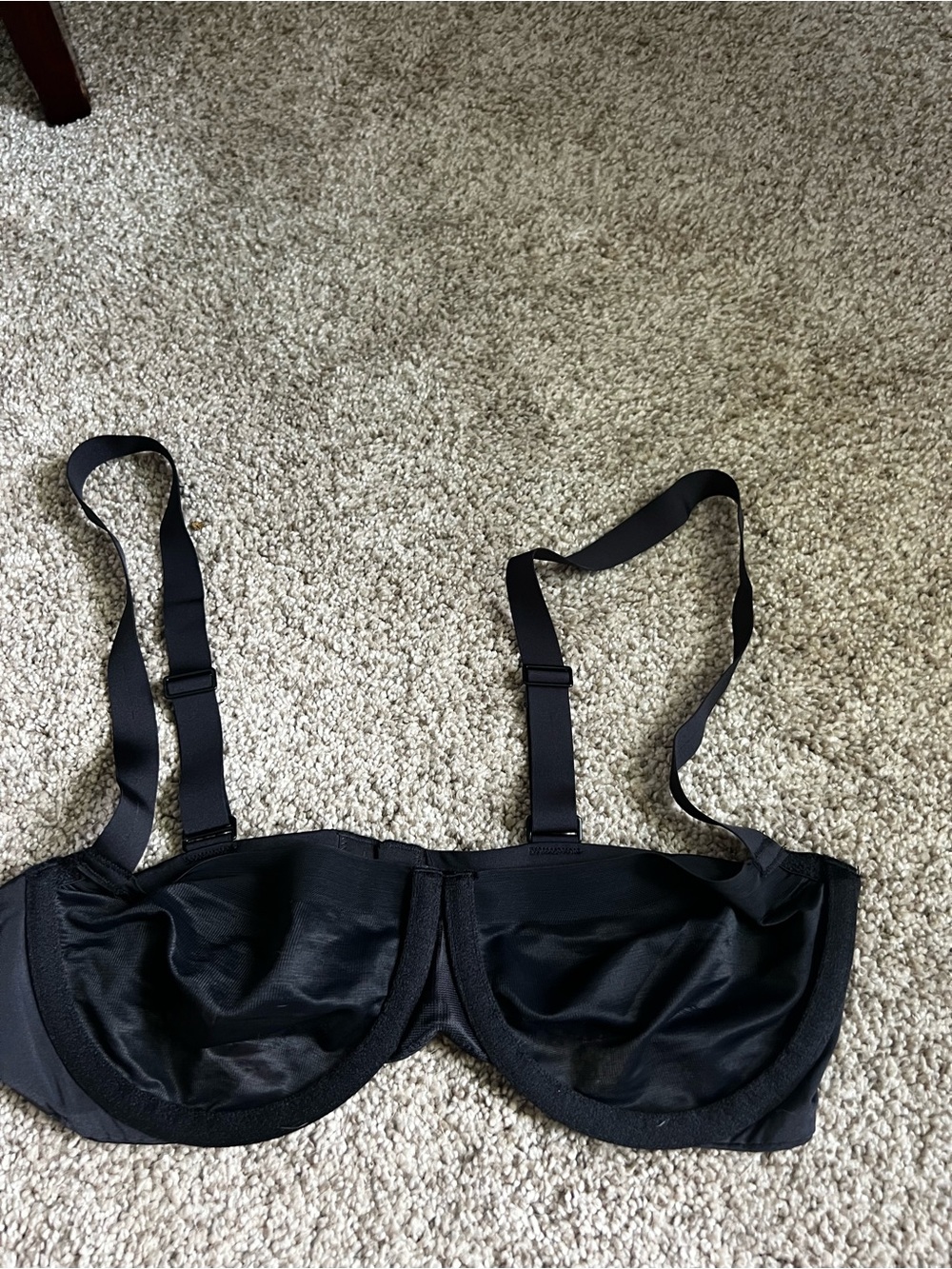 NWT Skims Black Sheer Underwire Bra - Women Intimates